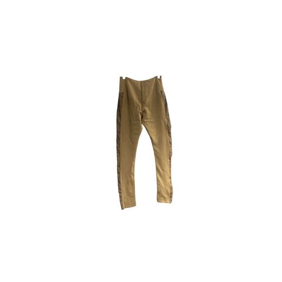 Lysse Women’s Faux Suede High Waist Skinny Leggings Pants‎ Tan Size Small - Picture 1 of 12